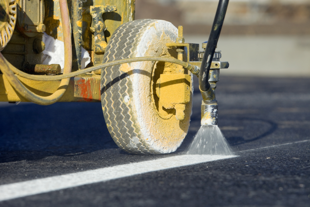 parking lot striping