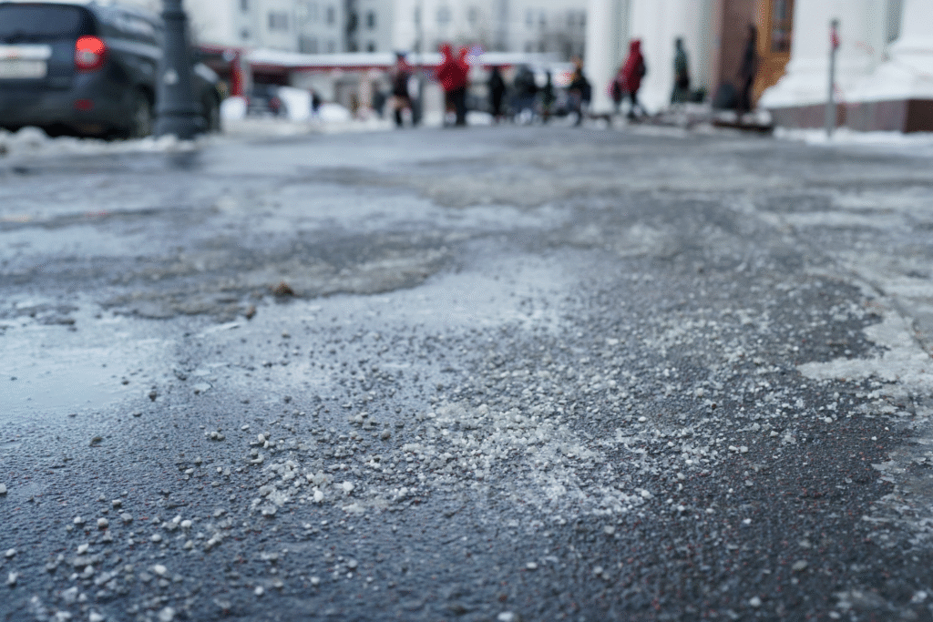 winter asphalt maintenance
